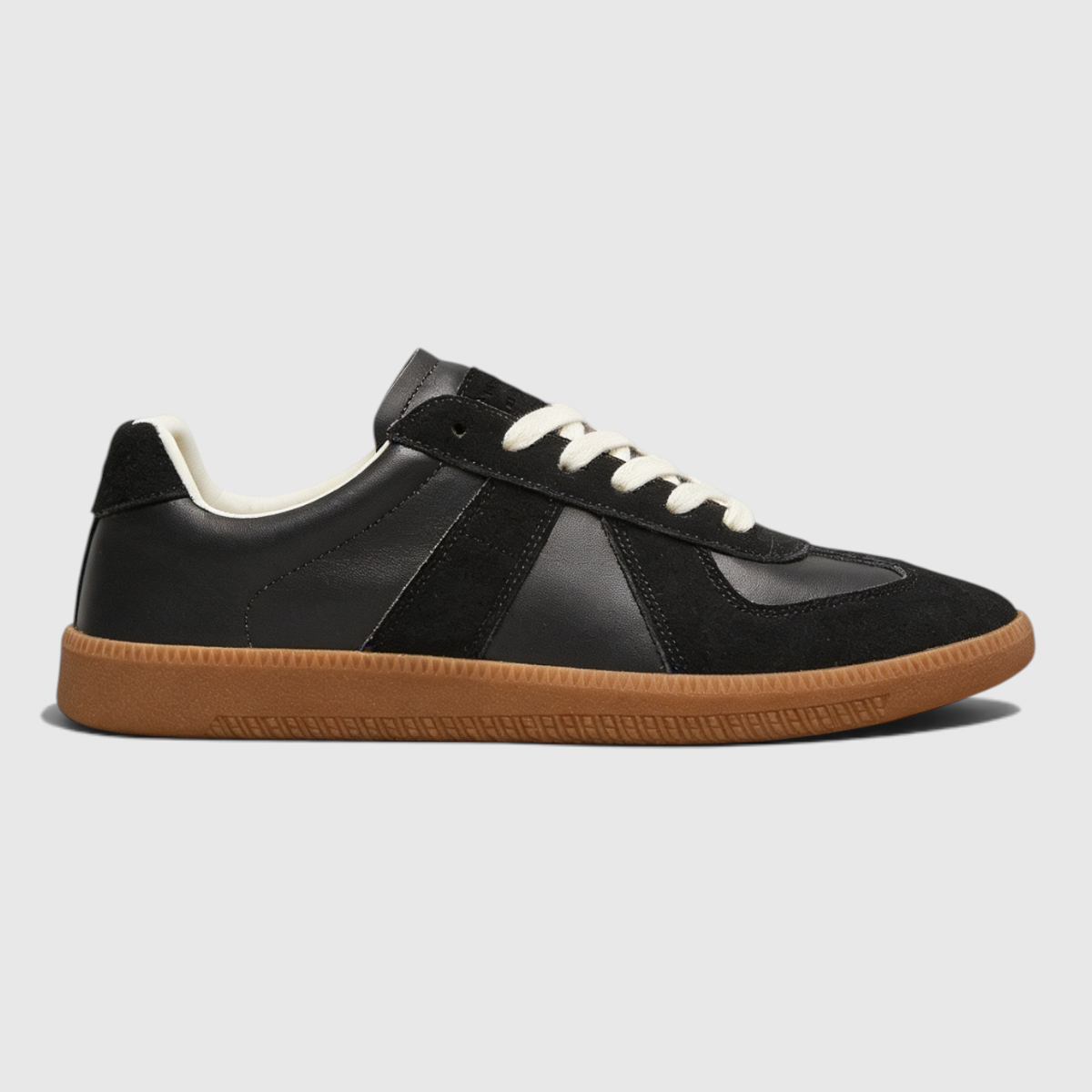 Finn | Men's Suede-Look Lace-Up Trainers - Cushioned Sole Everyday Sneakers