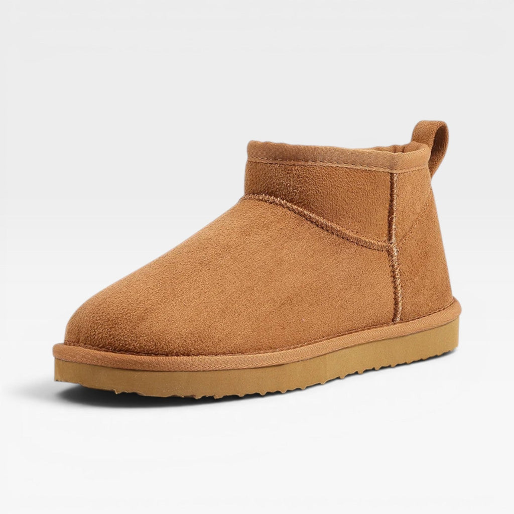 Marjorie | Women's faux suede Ankle Boots - Cosy Winter Booties with Sheepskin Lining