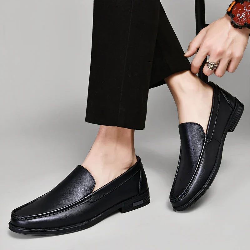 Sebastian | Men's Slip-On Loafers - Classic Smart-Casual Shoes