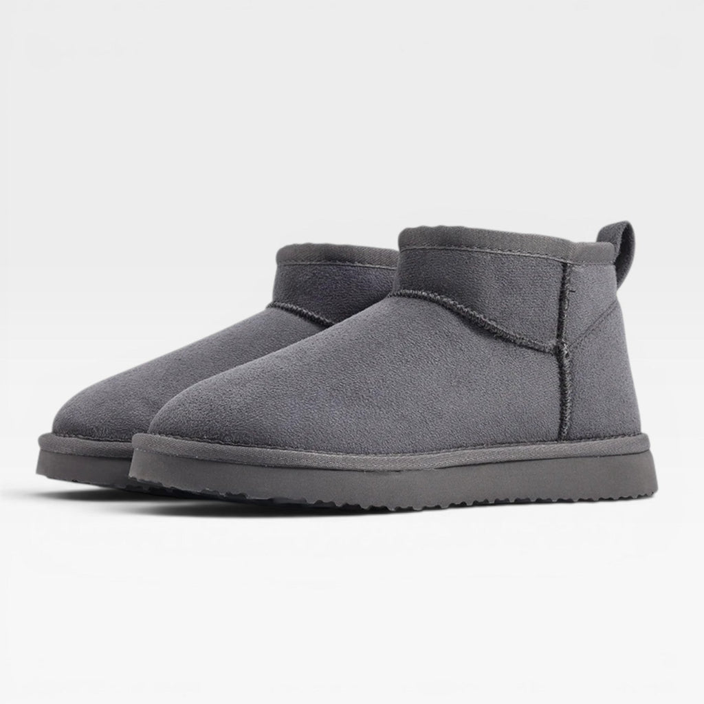 Marjorie | Women's faux suede Ankle Boots - Cosy Winter Booties with Sheepskin Lining