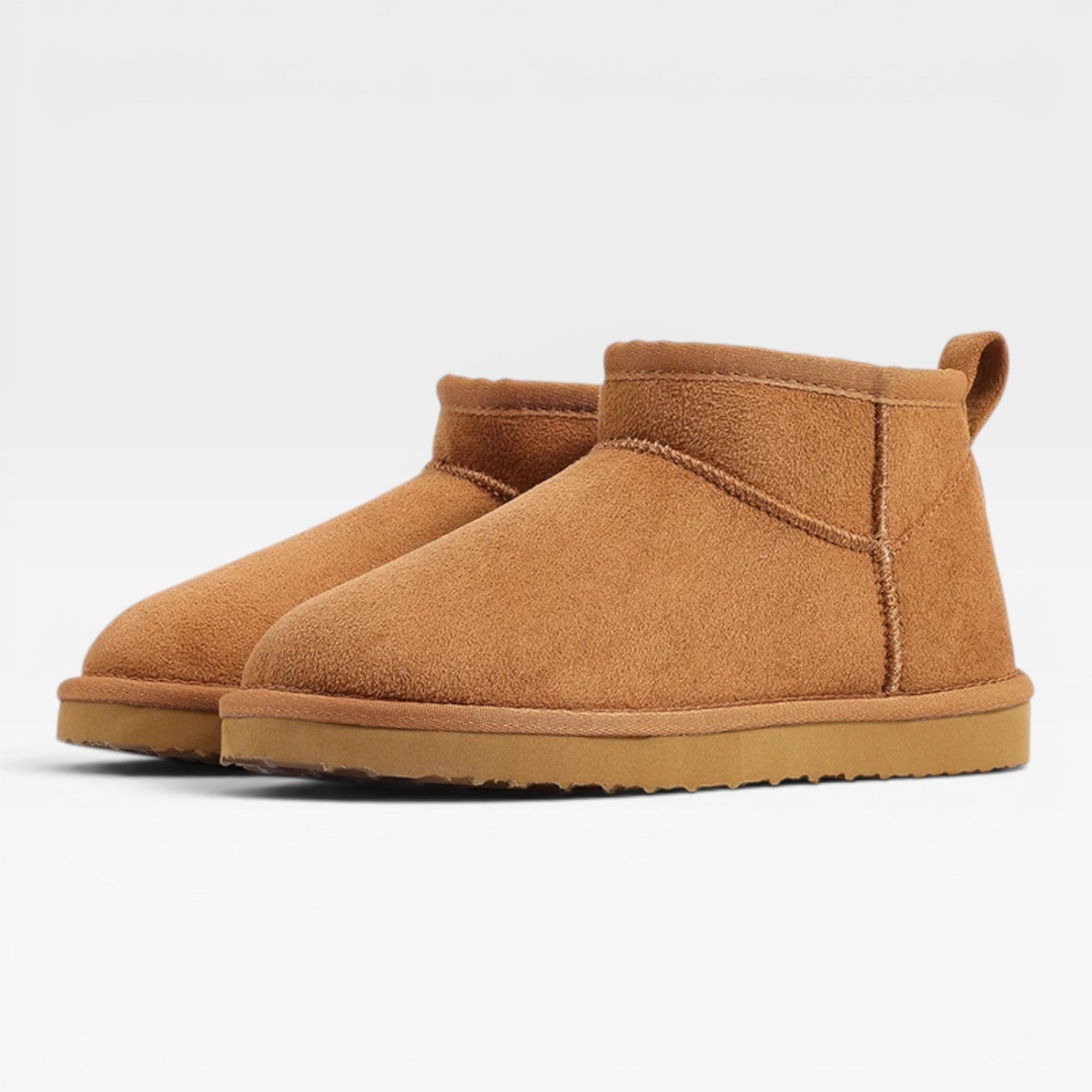 Marjorie | Women's faux suede Ankle Boots - Cosy Winter Booties with Sheepskin Lining