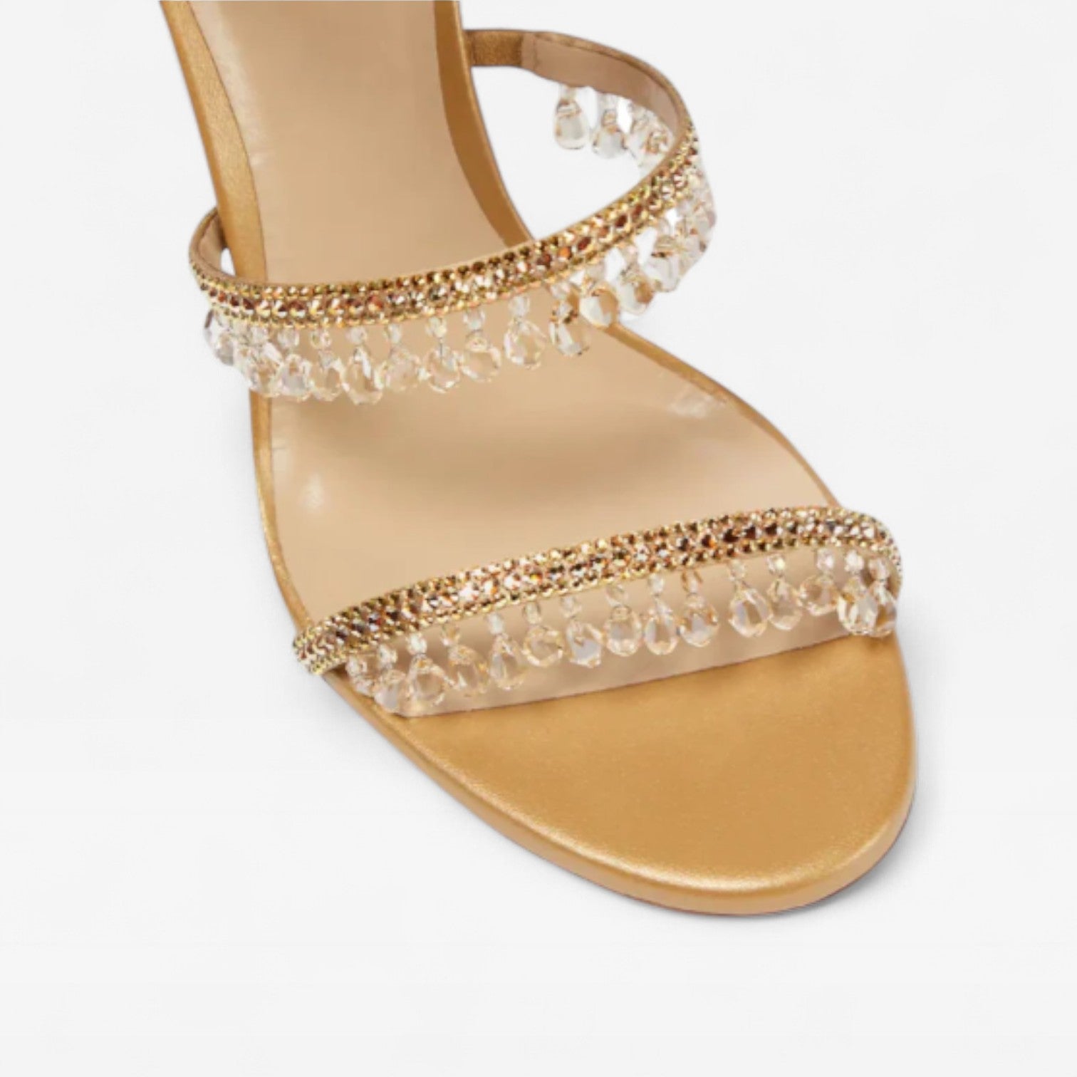 Anouk | Women's Crystal Strappy Heels – Elegant Evening Sandals