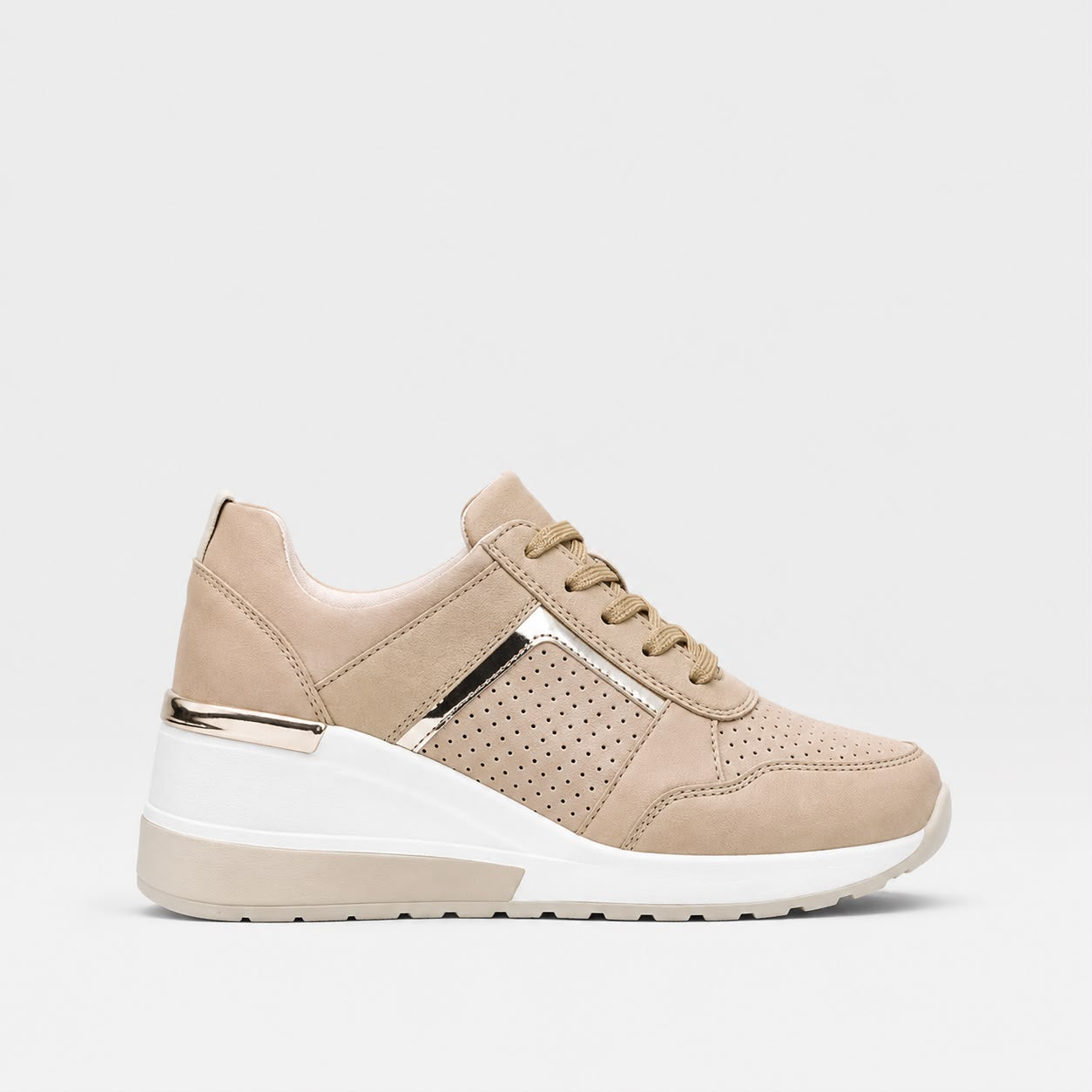 Imogen | Women's Wedge Trainers - Casual Everyday Sneakers
