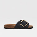 Rosemary | Women's Buckle Open-Toe Sandals - Slip-On Summer Sandals