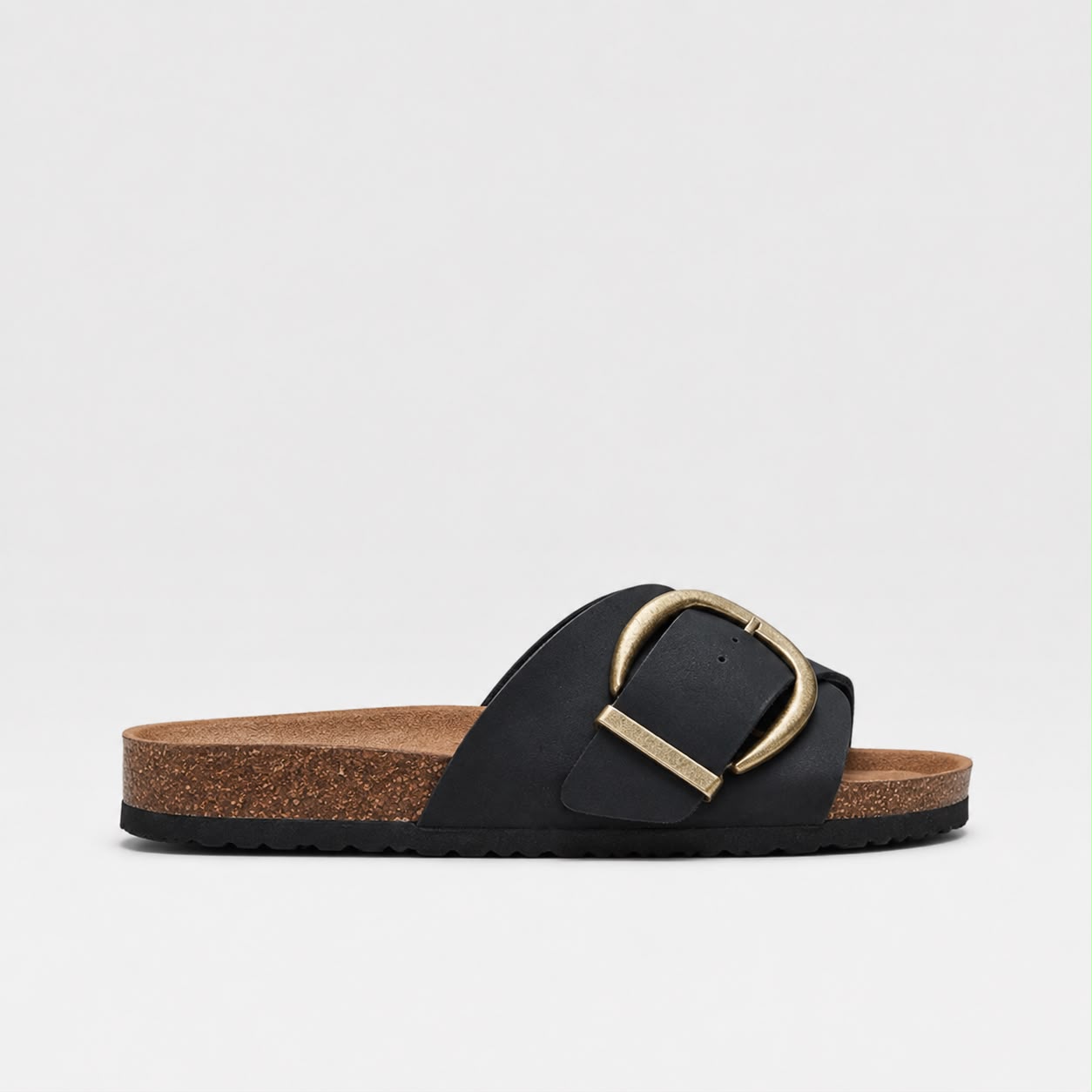 Rosemary | Women's Buckle Open-Toe Sandals - Slip-On Summer Sandals