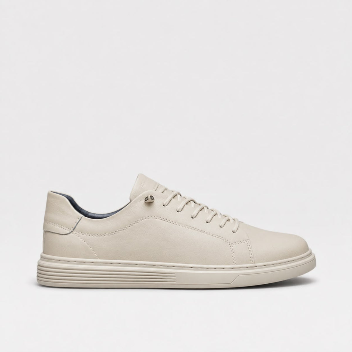 Dexter | Men's Faux Leather Trainers - Classic Everyday Sneakers