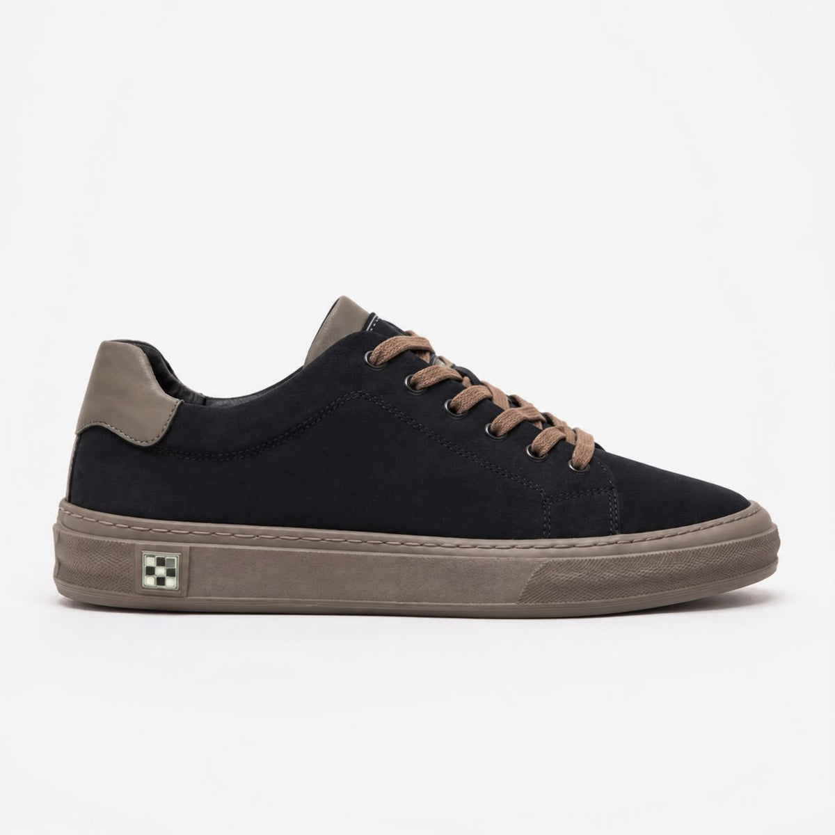 Jasper | Men's Canvas Low-Top Trainers - Stitched Everyday Sneakers
