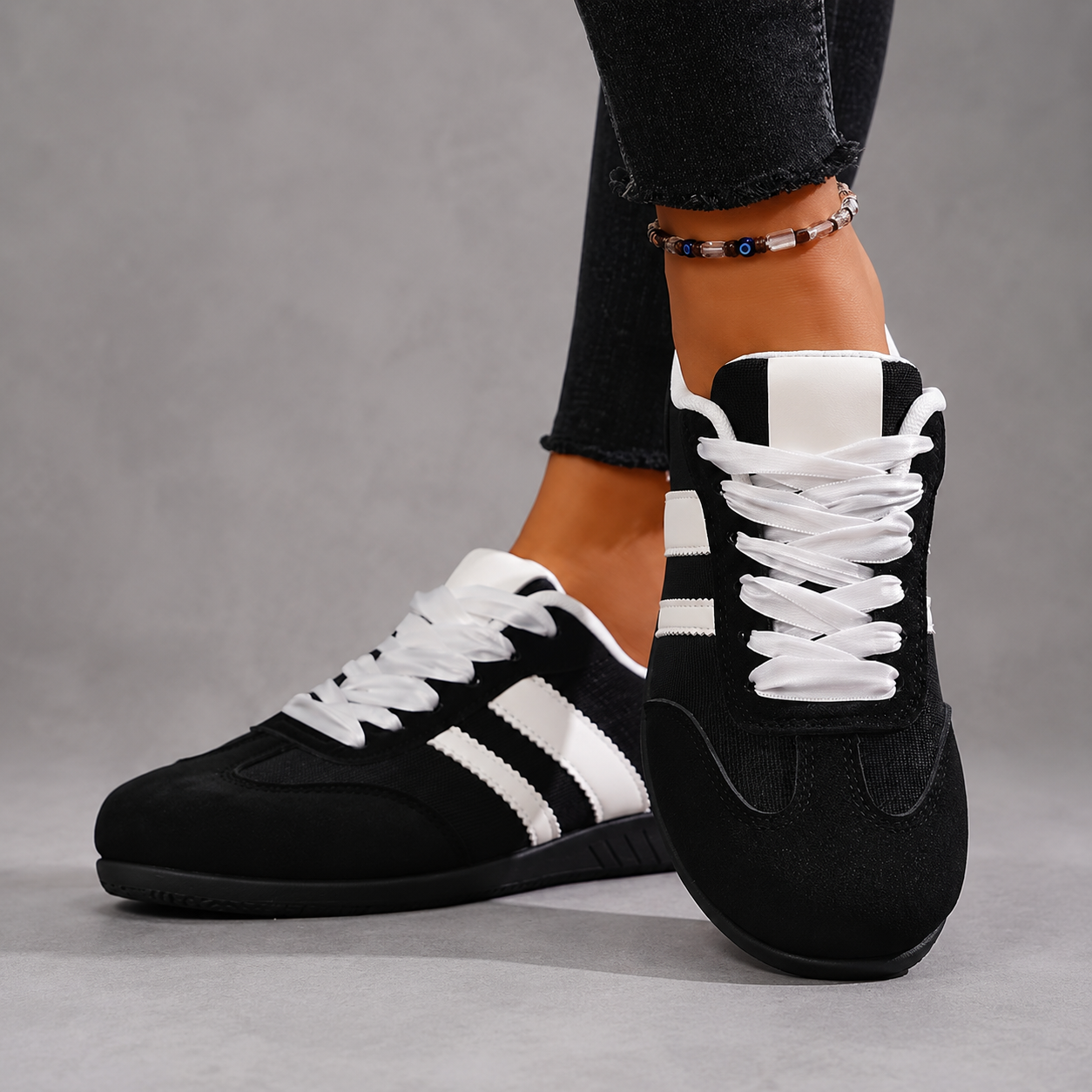 Primrose | Women's Lightweight Lace-Up Trainers - Casual Everyday Trainers