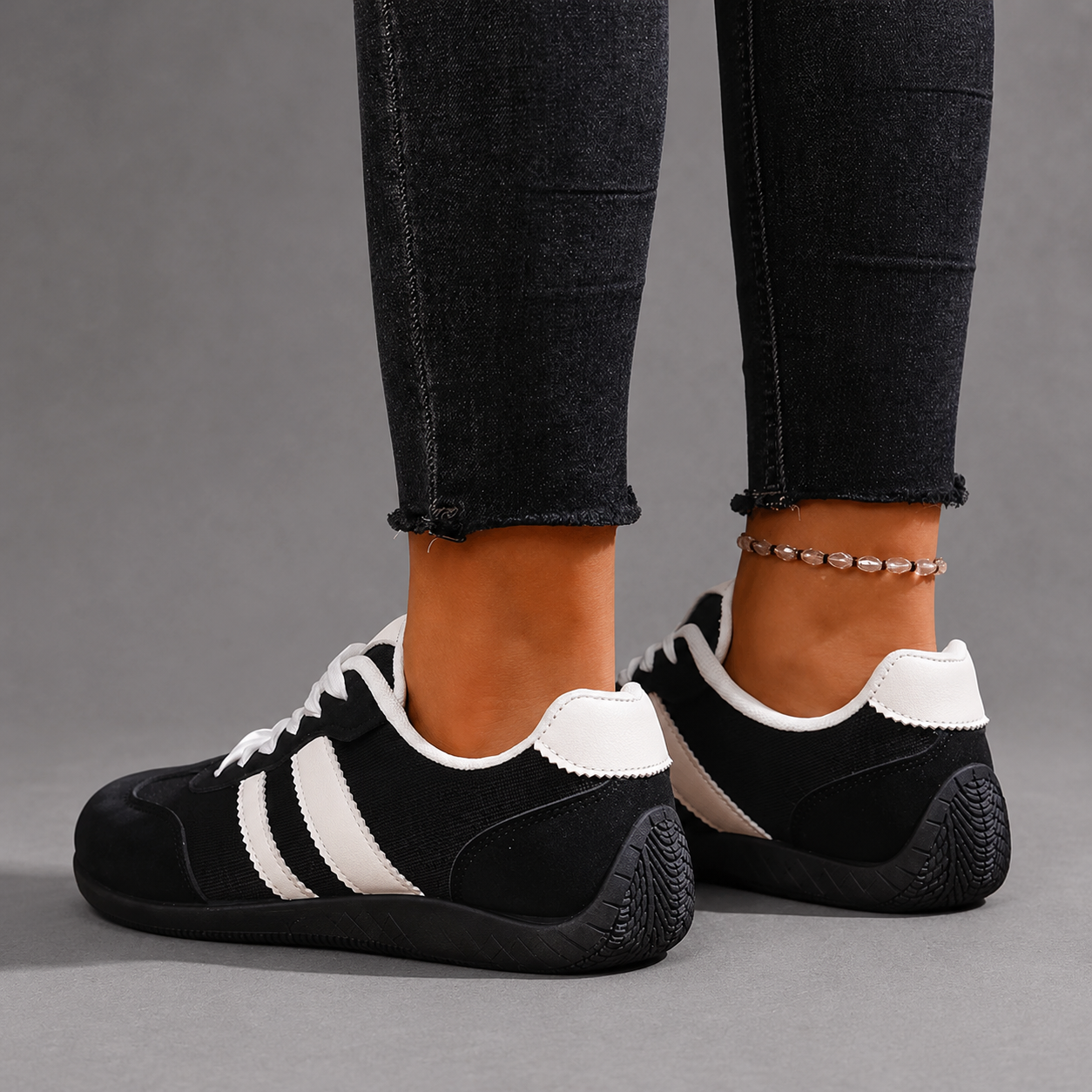 Primrose | Women's Lightweight Lace-Up Trainers - Casual Everyday Trainers