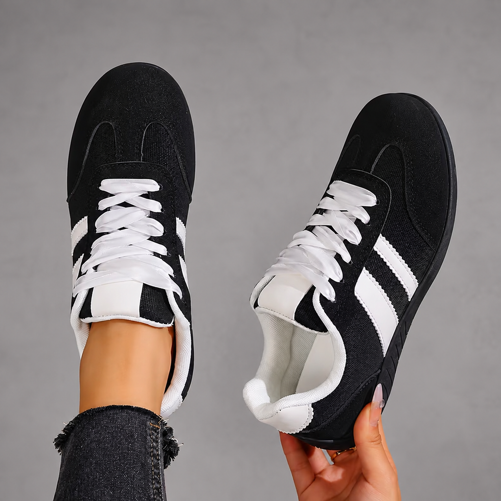 Primrose | Women's Lightweight Lace-Up Trainers - Casual Everyday Trainers