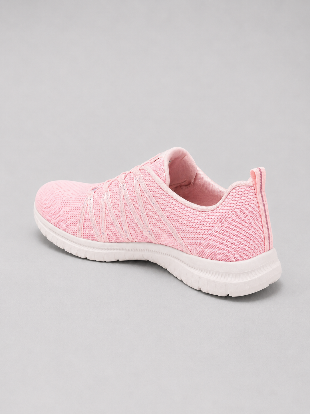 Ella | Women's Slip-On Knit Trainers – Lightweight Sparkle Walking Shoes