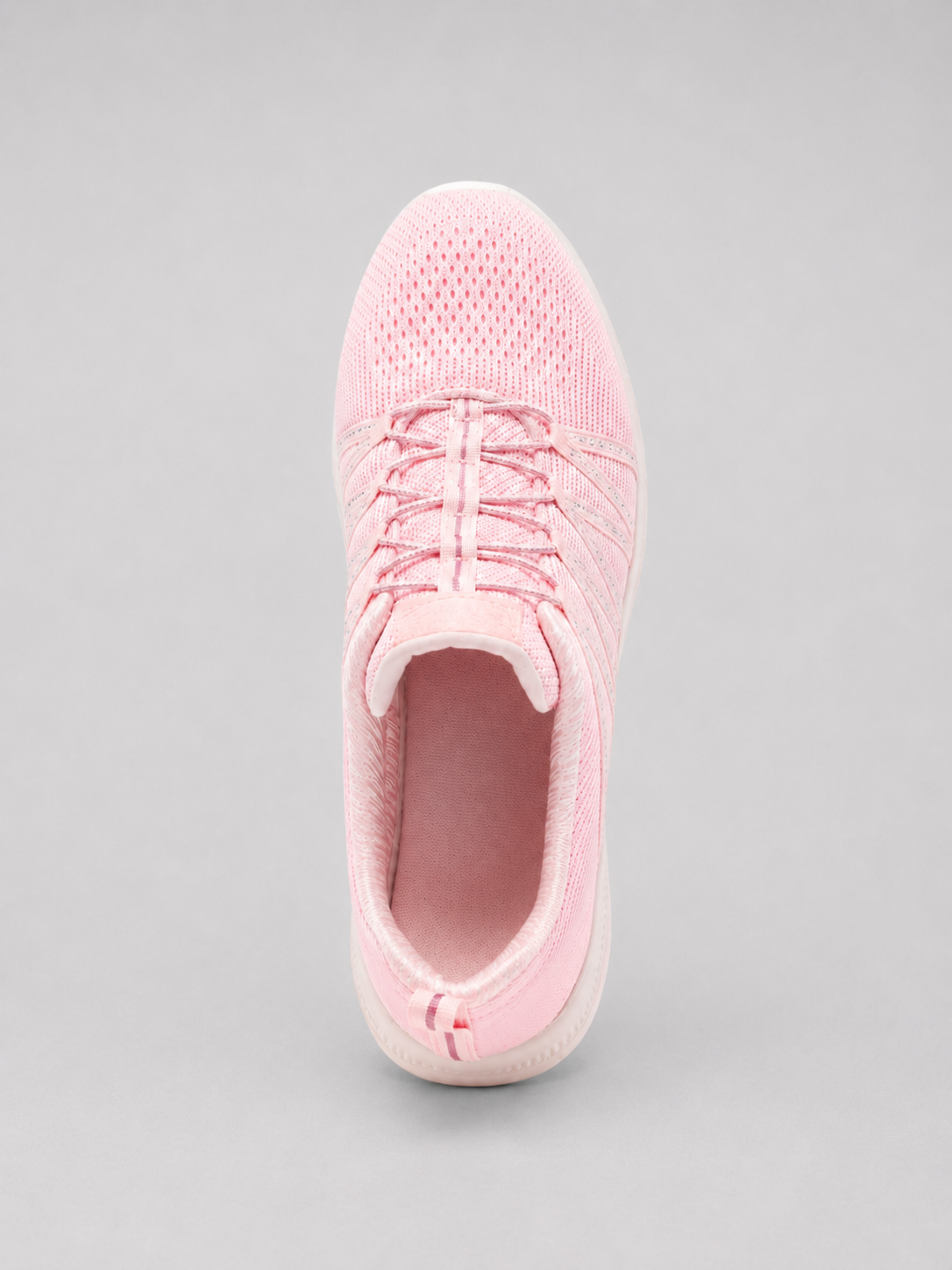 Ella | Women's Slip-On Knit Trainers – Lightweight Sparkle Walking Shoes
