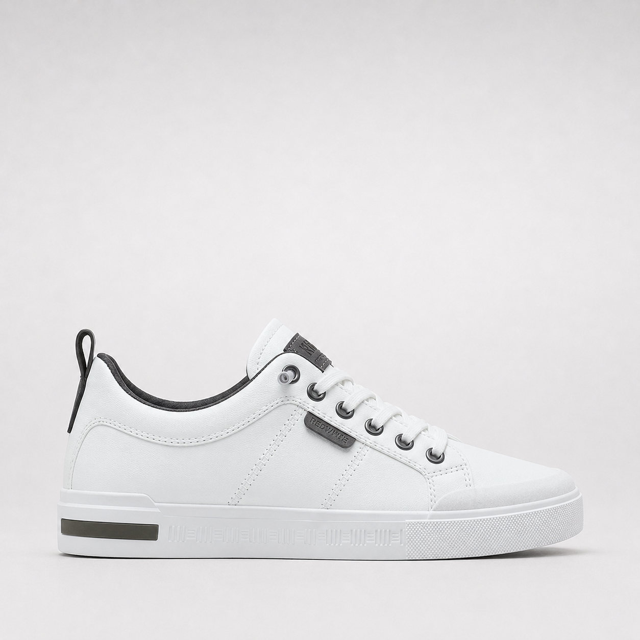 Belnor | Men's Two-Tone Leather Trainers – Cushioned Everyday Sneakers