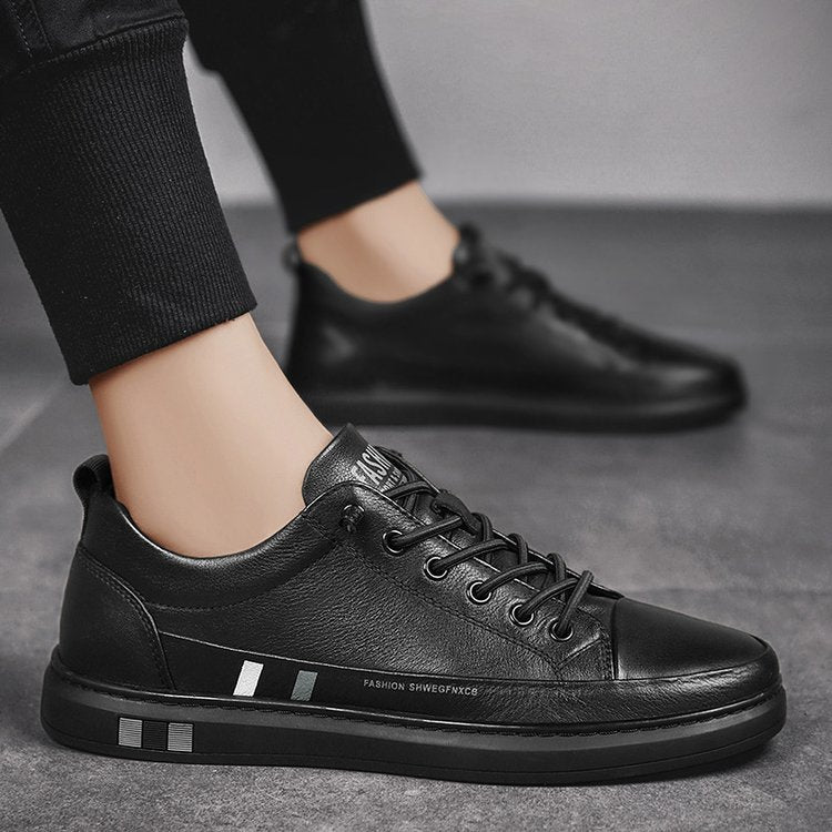 Nigel | Men's faux leather Slip-On Casual Shoes - Lightweight Breathable Everyday Shoes