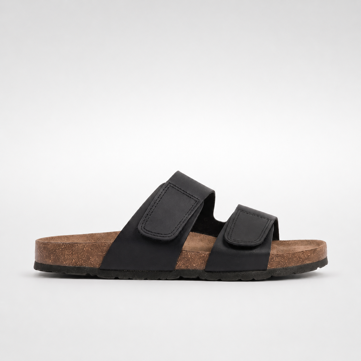 Theo | Men's Double Strap Slides – Adjustable Open-Toe Sandals
