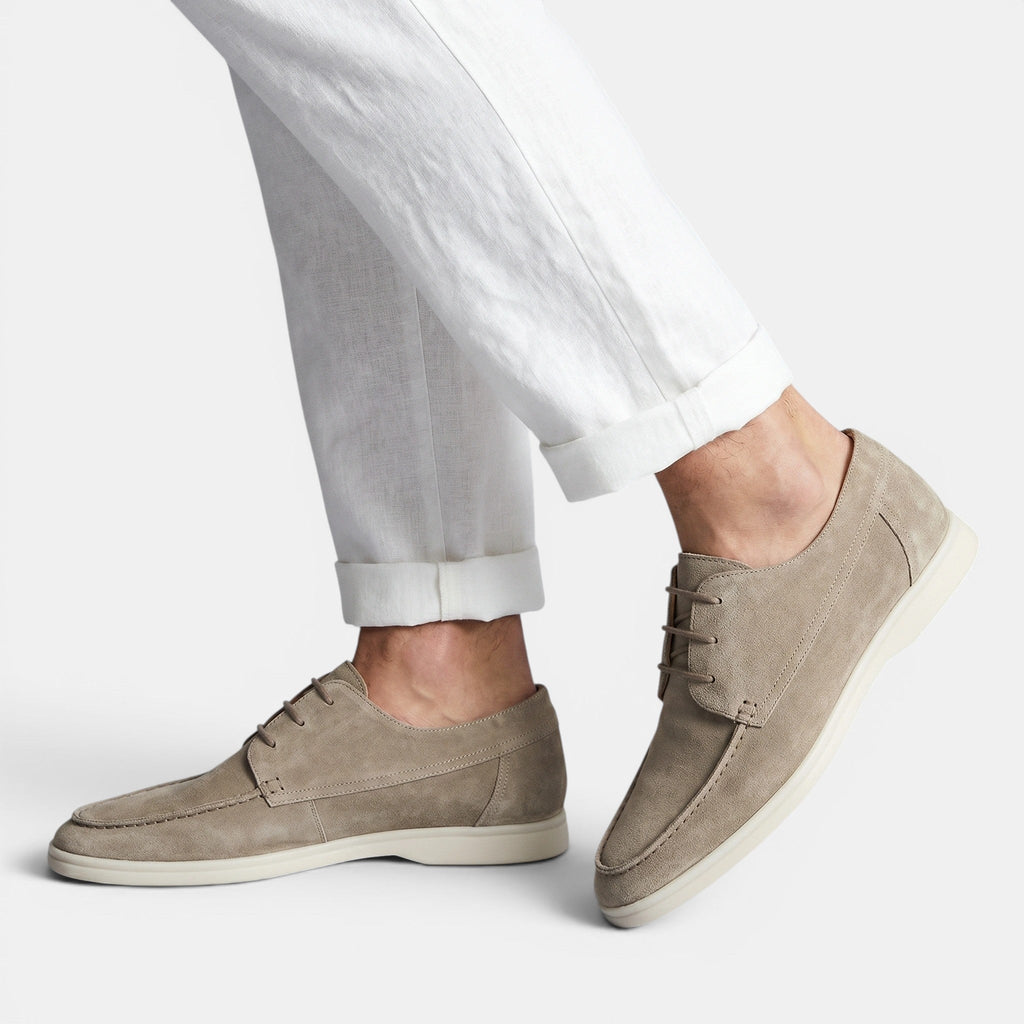 Edward | Men's Casual Loafers – Flexible Sole Moc-Toe Shoes