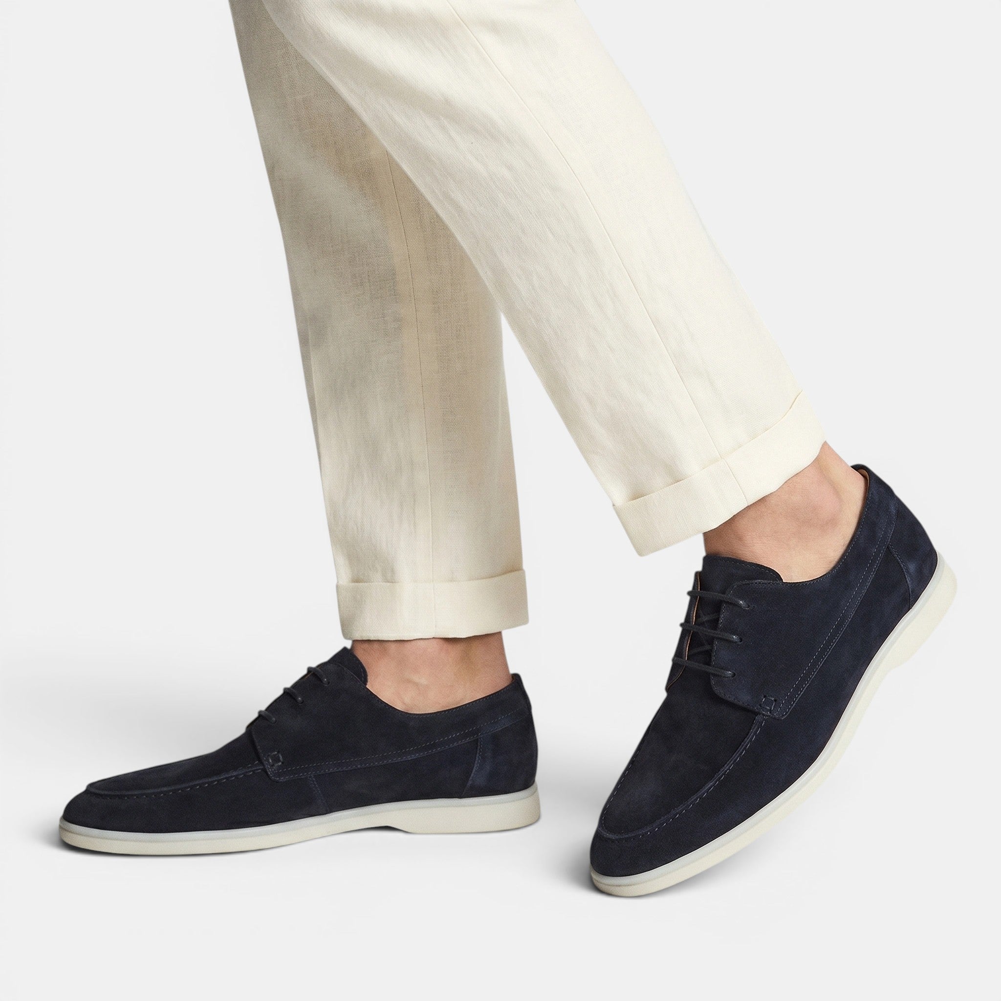 Edward | Men's Casual Loafers – Flexible Sole Moc-Toe Shoes