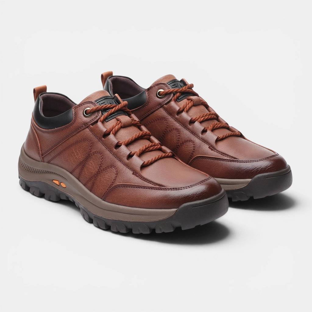 William | Men's Outdoor Walking Shoes Rugged-Grip Lace-Up Shoes