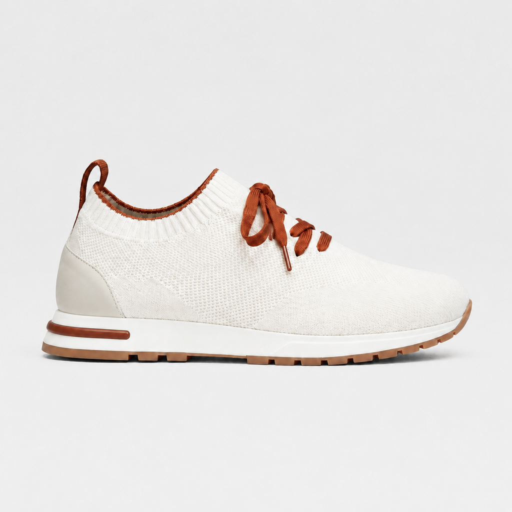 Mayfair | Men's Knit Sock Trainers – Lace-Up Smart-Casual Sneakers