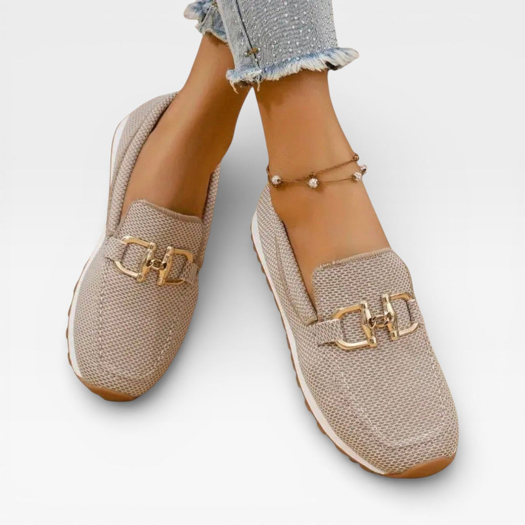 Women's Mesh Slip-On Loafers – Casual Lightweight Summer Shoes
