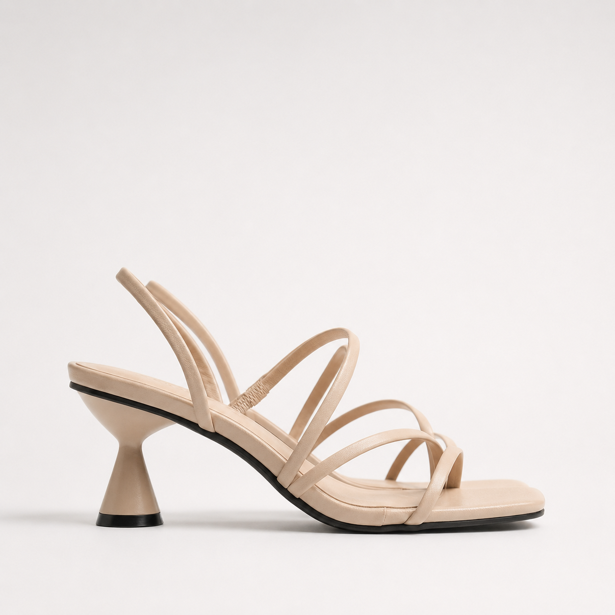 Lydia | Women's Strappy Kitten Heel Sandals – Multi-Strap Summer Heels