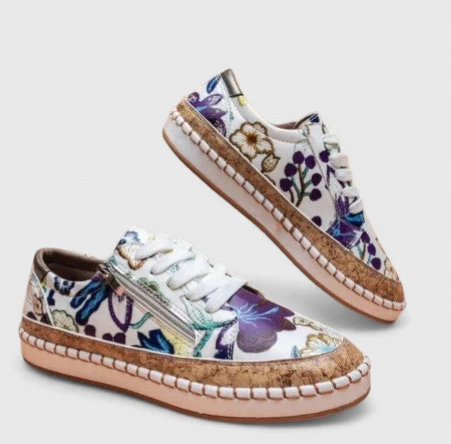 Lorna | Women's Slip-On Comfort Trainers - Flexible Everyday Sneakers