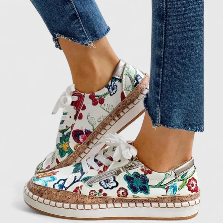 Lorna | Women's Slip-On Comfort Trainers - Flexible Everyday Sneakers