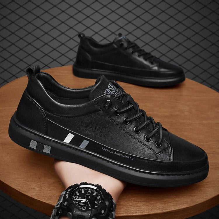 Nigel | Men's faux leather Slip-On Casual Shoes - Lightweight Breathable Everyday Shoes