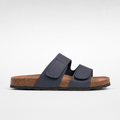 Theo | Men's Double Strap Slides – Adjustable Open-Toe Sandals
