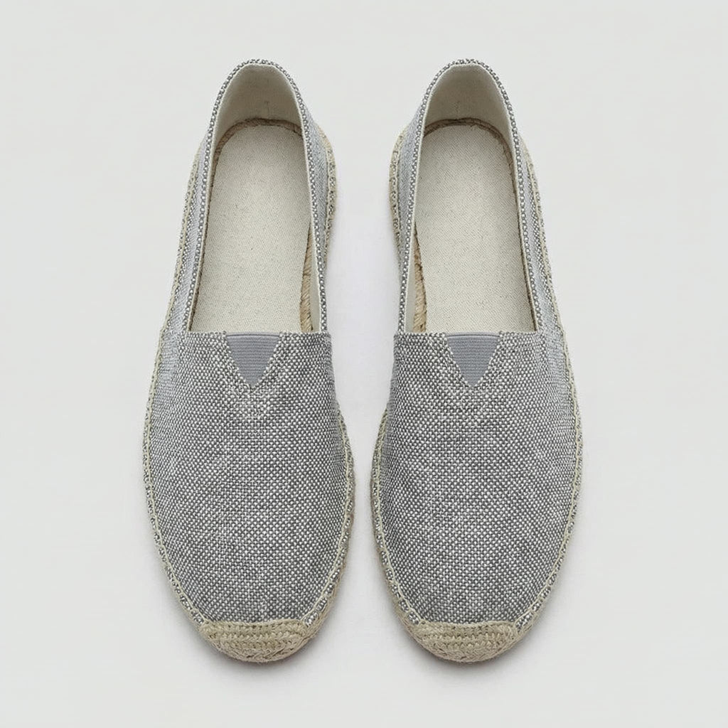 Brookshire | Men's Linen-Feel Espadrilles – Lightweight Slip-On Summer Shoes
