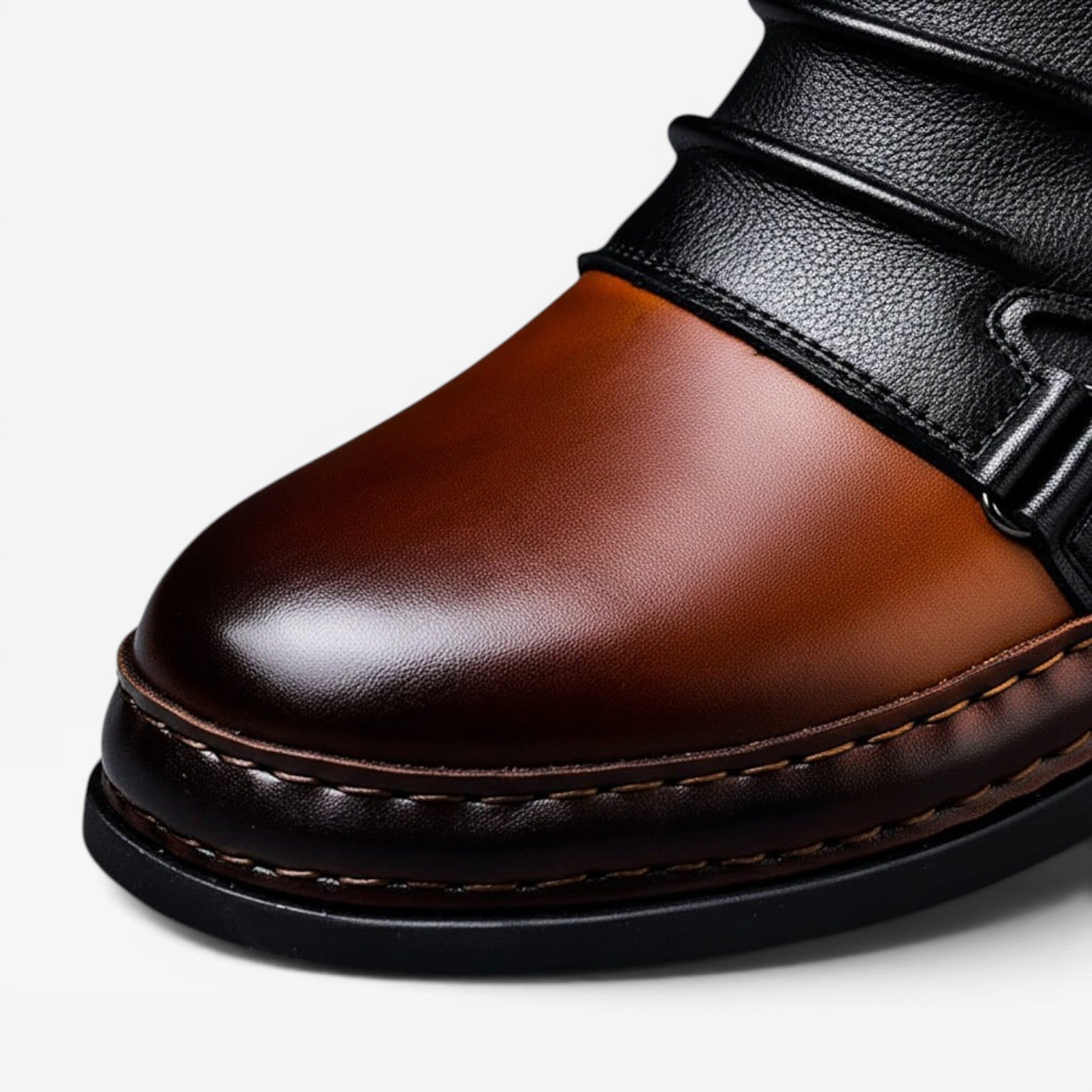 Osgood | Men's faux leather Ankle Boots - Classic Lace-Up Everyday Shoes