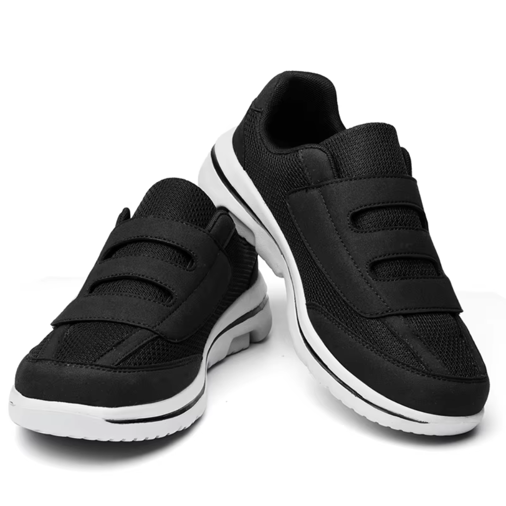 Corin | Unisex Adjustable Mesh Walking Shoes - Wide-Fit Lightweight Comfort Shoes