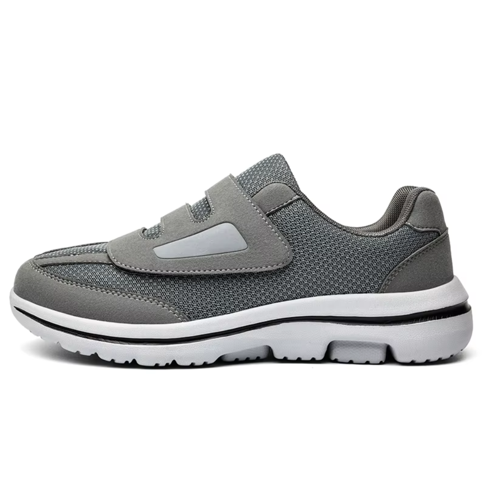 Corin | Unisex Adjustable Mesh Walking Shoes - Wide-Fit Lightweight Comfort Shoes