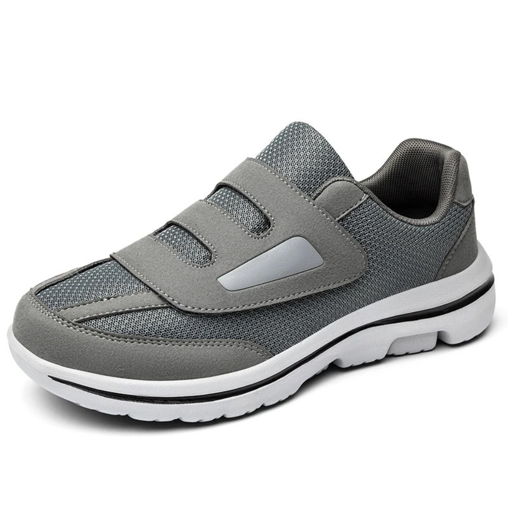 Corin | Unisex Adjustable Mesh Walking Shoes - Wide-Fit Lightweight Comfort Shoes