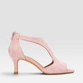 Cassia | Women's Cut-Out Heeled Sandals - Cushioned Occasion Shoes