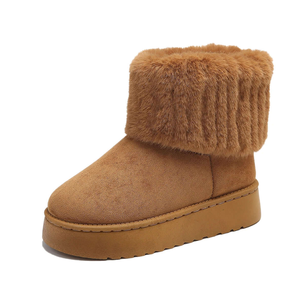 Bethan | Women's Warm Winter Boots - Cosy Round-Toe Ankle Boots