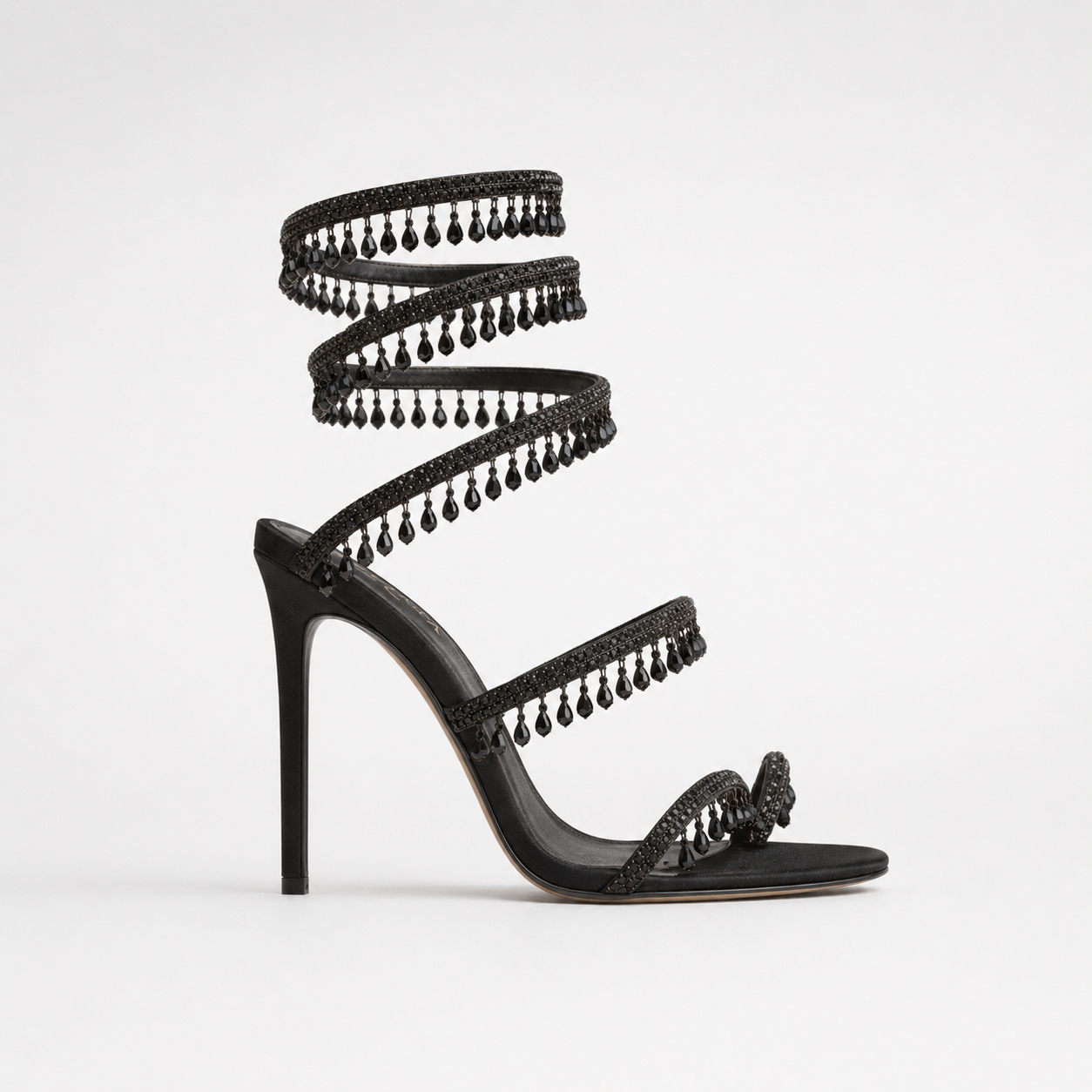 Anouk | Women's Crystal Strappy Heels – Elegant Evening Sandals