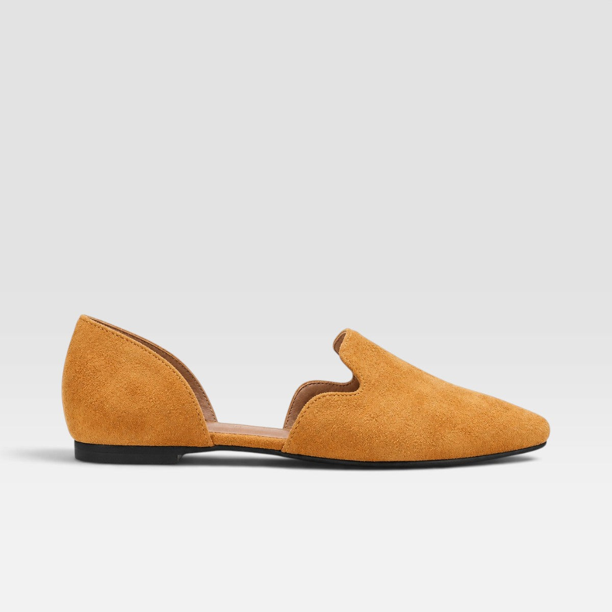 Nell | Women's D'Orsay Pointed-Toe Flats - Slip-On Everyday Shoes