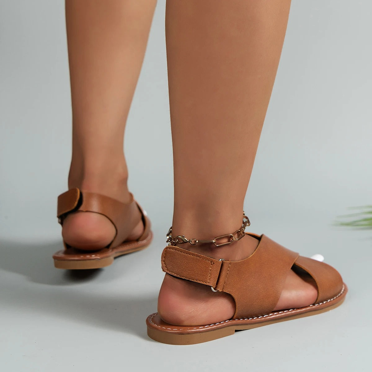 Daisy | Women's Buckle Sandals – Flat-Sole Summer Shoes