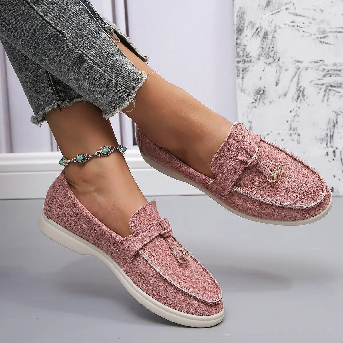 Eloise | Women's Smooth-Finish Loafers - Classic Everyday Flats