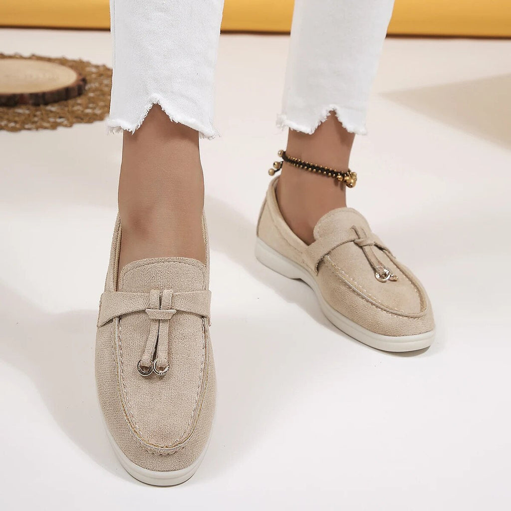 Eloise | Women's Smooth-Finish Loafers - Classic Everyday Flats