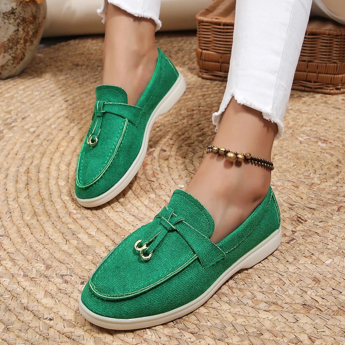 Eloise | Women's Smooth-Finish Loafers - Classic Everyday Flats