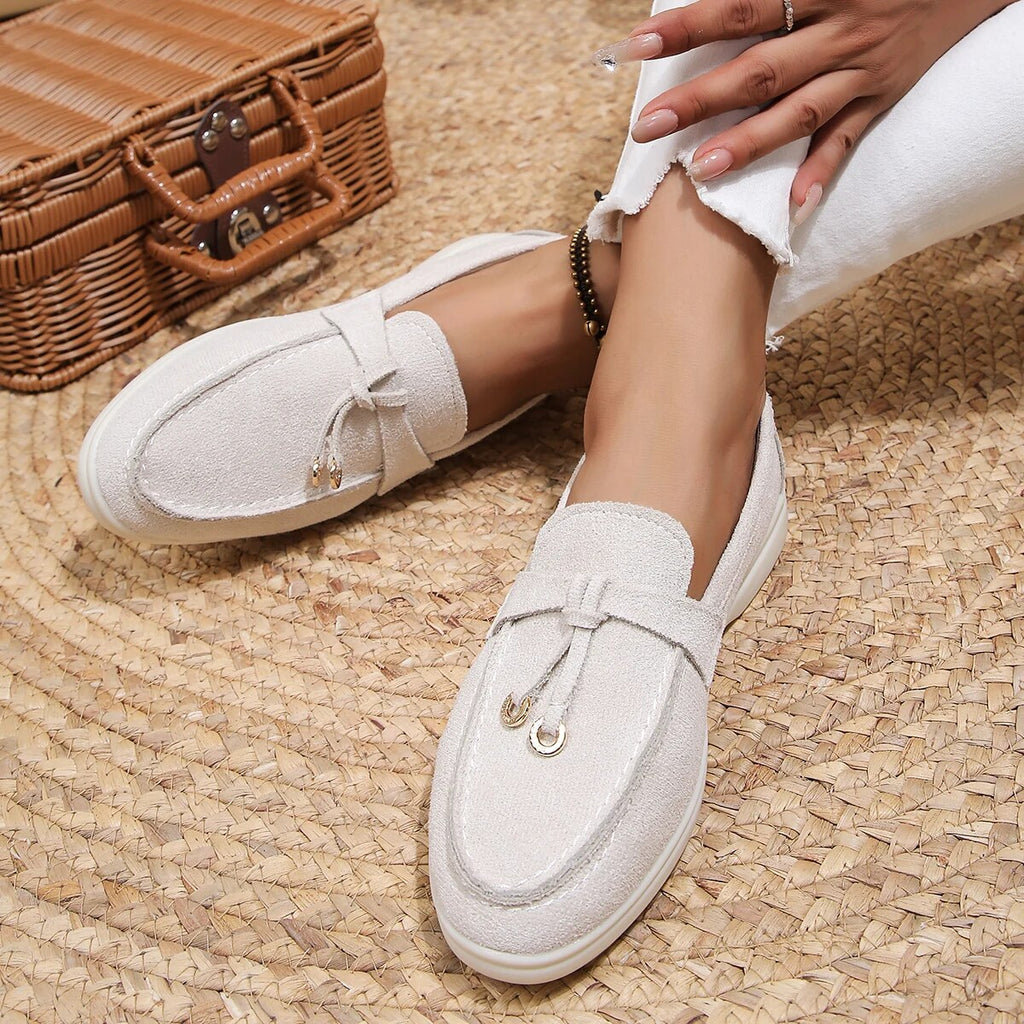 Eloise | Women's Smooth-Finish Loafers - Classic Everyday Flats