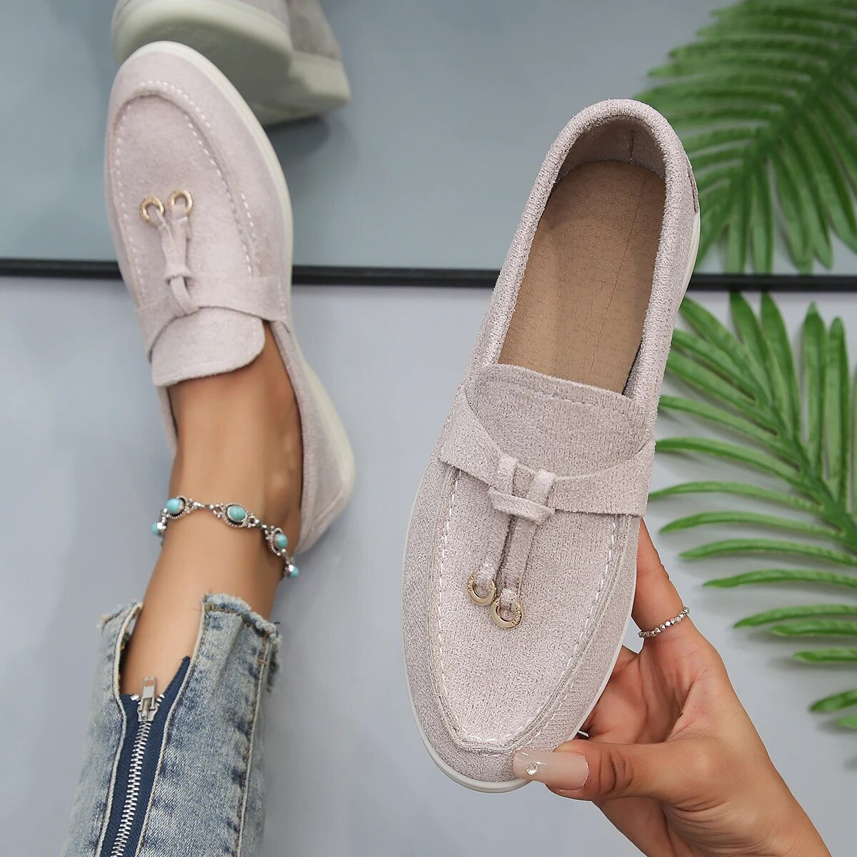 Eloise | Women's Smooth-Finish Loafers - Classic Everyday Flats