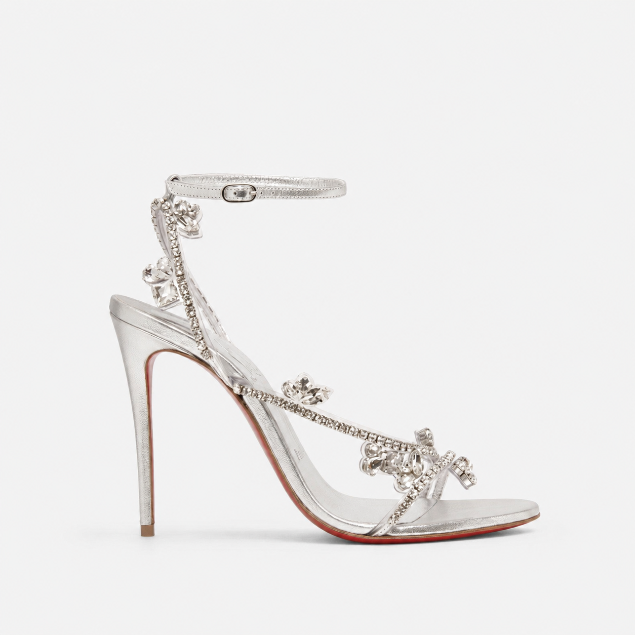 Aurelia | Women's Crystal Strappy Stiletto Heels – Elegant Evening Sandals