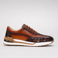 Vittorio | Men's Cowhide Leather Trainers – Cushioned Smart Casual Sneakers