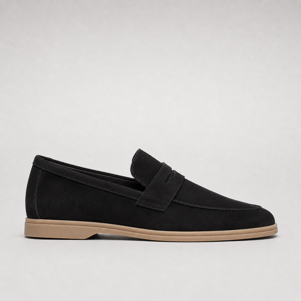 Montviro | Men's Suede-Look Loafers – Slip-On Casual Shoes