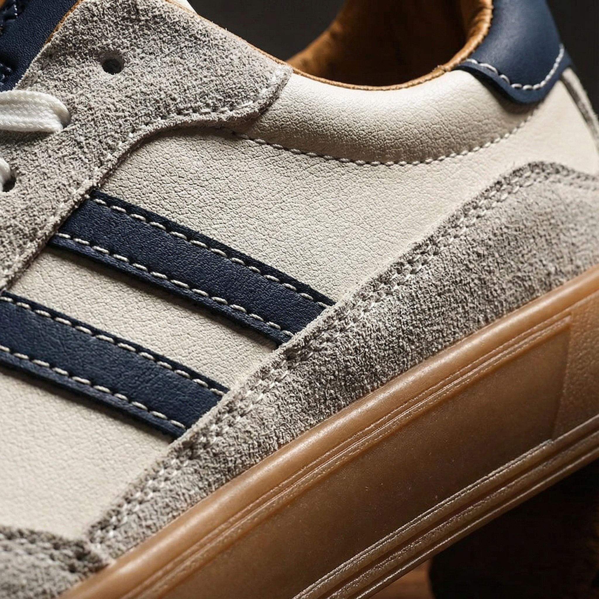Mason | Men's Suede and Mesh Trainers – Gum-Sole Everyday Sneakers