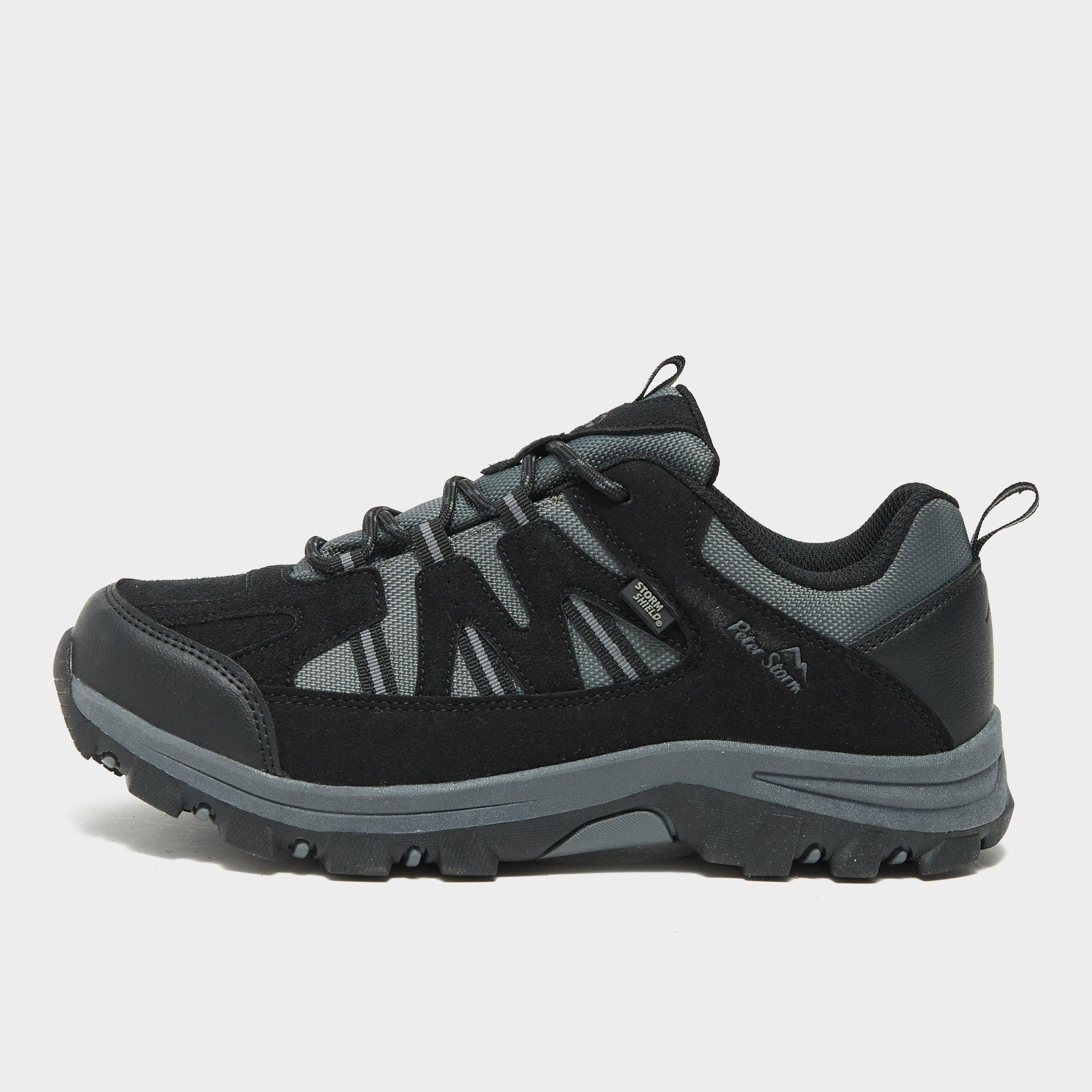 Warren | Men's Waterproof Walking Shoes - Faux Suede & Mesh Lace-Up Trainers