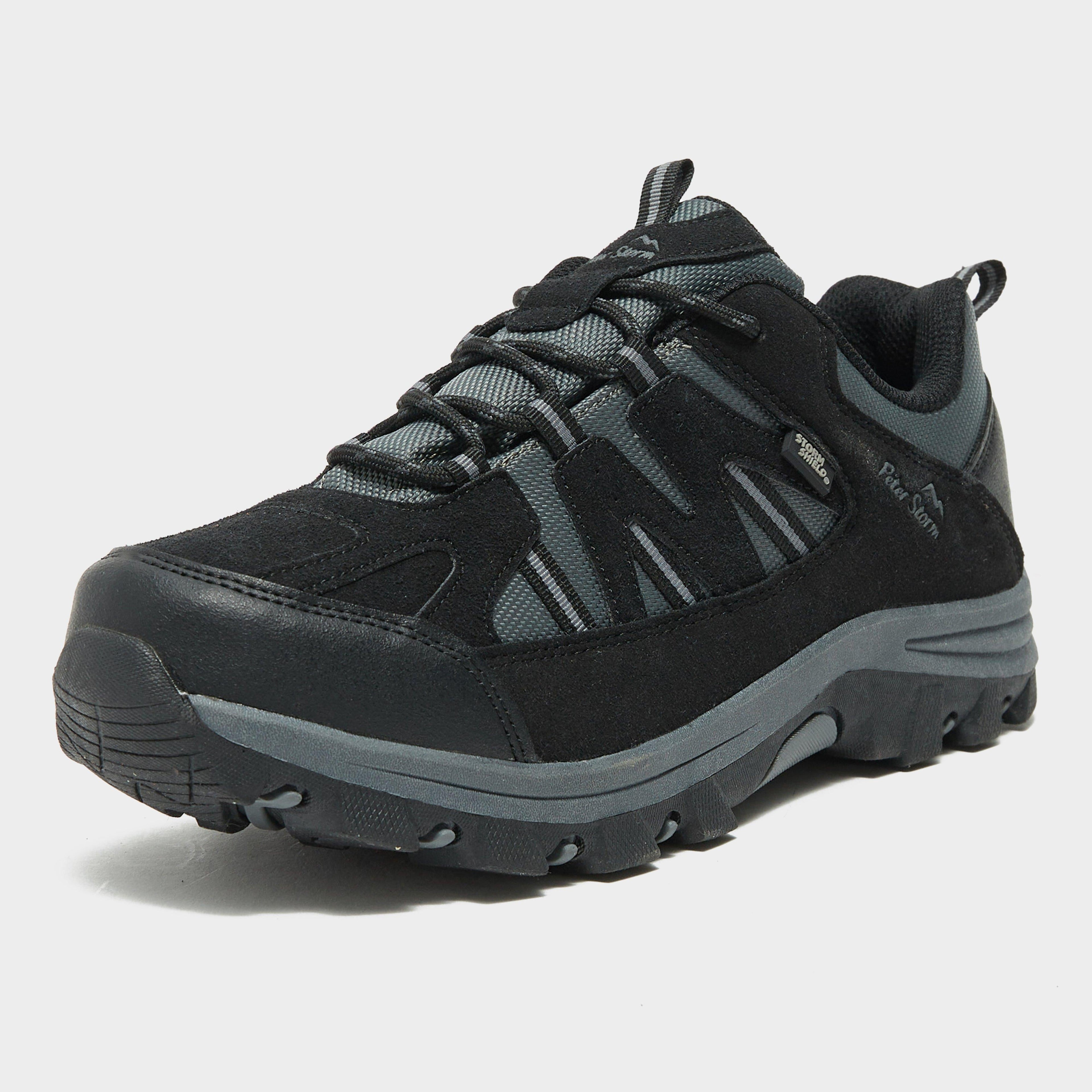 Warren | Men's Waterproof Walking Shoes - Faux Suede & Mesh Lace-Up Trainers